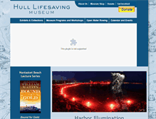 Tablet Screenshot of lifesavingmuseum.org